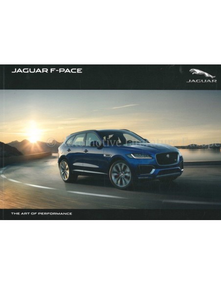 2017 JAGUAR F-PACE PROSPEKT NIEDERLÄNDISCH