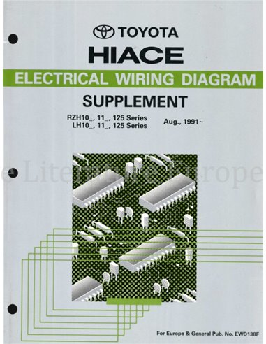 1991 TOYOTA HIACE ELECTRICAL DIAGRAM (SUPPLEMENT) WORKSHOP MANUAL MULTI