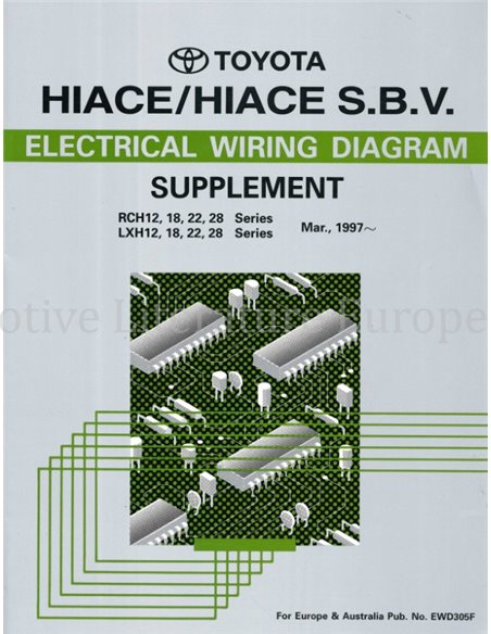 1997 TOYOTA HIACE ELECTRISCH DIAGRAM (SUPPLEMENT) WERKPLAATSHANDBOEK MULTI