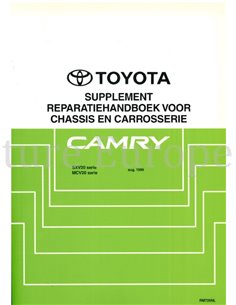 1999 TOYOTA CAMRY CHASSIS & CARROSSERIE (SUPPLEMENT) WERKPLAATSHANDBOEK NEDERLANDS