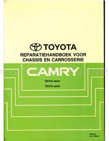 1992 TOYOTA CAMRY CHASSIS & BODY WORKSHOP MANUAL DUTCH