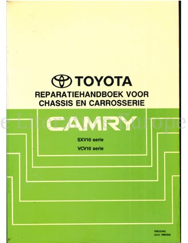 1992 TOYOTA CAMRY CHASSIS & CARROSSERIE WERKPLAATSHANDBOEK NEDERLANDS