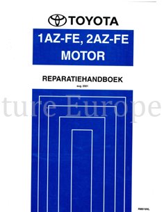 2001 TOYOTA CAMRY 1MZ-FE MOTOR WERKPLAATSHANDBOEK NEDERLANDS
