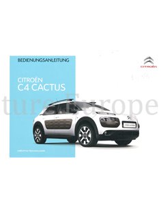 2015 CITROEN C4 CACTUS INSTRUCTIEBOEKJE DUITS