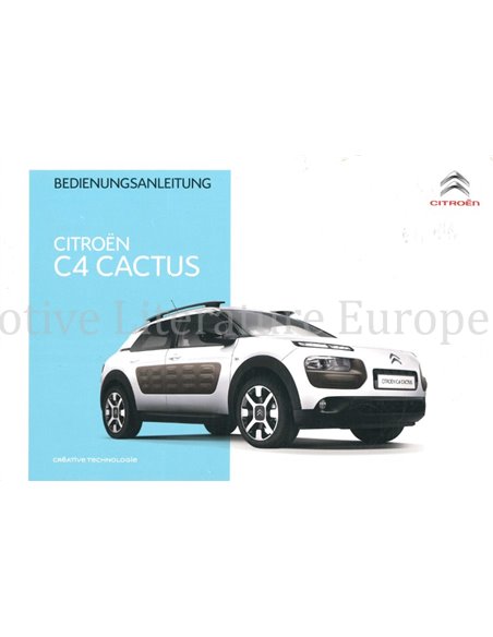2015 CITROEN C4 CACTUS BETRIEBSANLEITUNG DEUTSCH