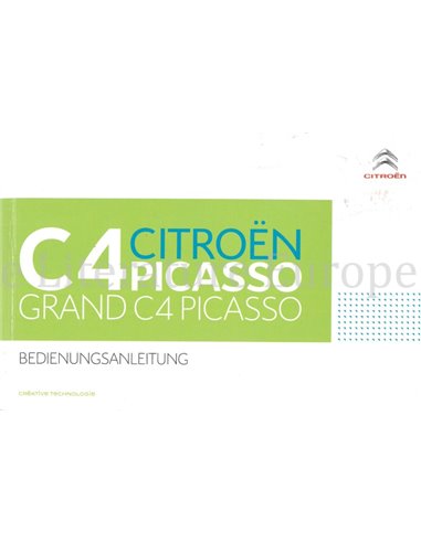 2016 CITROEN C4 (GRAND) PICASSO OWNERS MANUAL GERMAN