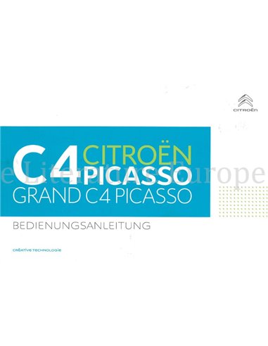 2016 CITROEN C4 (GRAND) PICASSO BETRIEBSANLEITUNG DEUTSCH