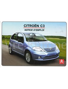 2002 CITROËN C3 BETRIEBSANLEITUNG FRANZÖSISCH