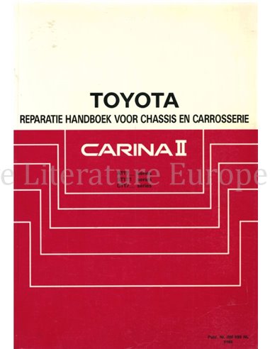 1983 TOYOTA CARINA II REPAIR MANUAL DUTCH