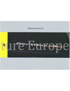 2022 FERRARI DAYTONA SP3 OWNERS MANUAL GERMAN