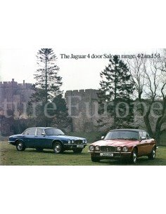 1978 JAGUAR XJ 4.2 & 5.3 BROCHURE FRANS