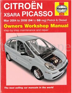2004 - 2008 CITROËN XSARA PICASSO PETROL | DIESEL REPAIR MANUAL ENGLISH