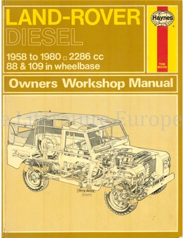 1958 - 1980 LAND-ROVER DIESEL REPARATURANLEITUNG ENGLISCH