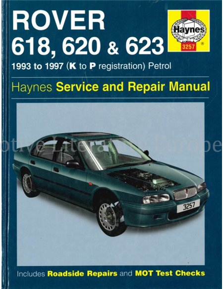 1993 - 1997 ROVER 618 | 620 | 623, VRAAGBAAK ENGELS