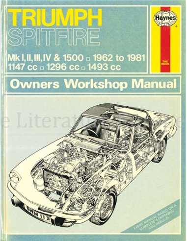 1962 - 1981 TRIUMPH SPITFIRE VRAAGBAAK ENGELS