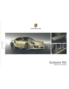 2014 PORSCHE 911 CARRERA EXCLUSIVE HARDCOVER BROCHURE ENGELS