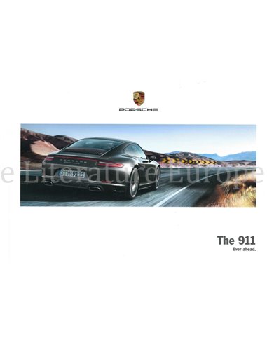 2018 PORSCHE 911 CARRERA | 911 TARGA HARDCOVER PROSPEKT ENGLISCH