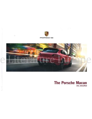 2017 PORSCHE MACAN HARDCOVER BROCHURE NEDERLANDS