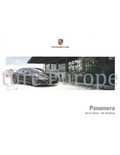 2018 PORSCHE PANAMERA | SPORT TURISMO INSTRUCTIEBOEKJE DUITS