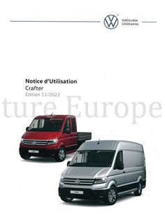2023 VOLKSWAGEN CRAFTER BETRIEBSANLEITUNG FRANZÖSISCH