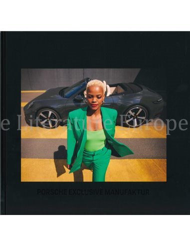 2022 PORSCHE EXCLUSIVE MANUFAKTUR HARDCOVER PROSPEKT DEUTSCH