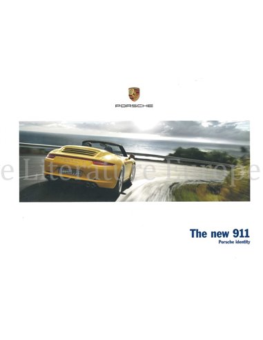 2014 PORSCHE 911 CARRERA HARDCOVER PROSPEKT JAPANISCH