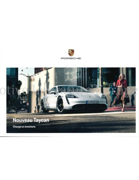 2019 PORSCHE TAYCAN PROSPEKT FRANZÖSISCH