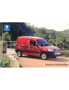 2005 PEUGEOT PARTNER INSTRUCTIEBOEKJE NEDERLANDS