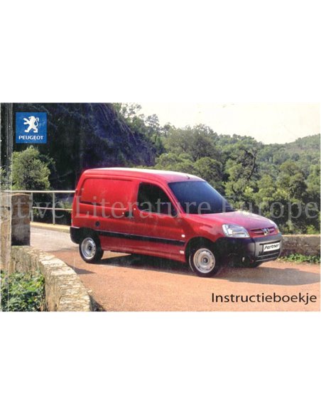 2005 PEUGEOT PARTNER OWNERS MANUAL DUTCH