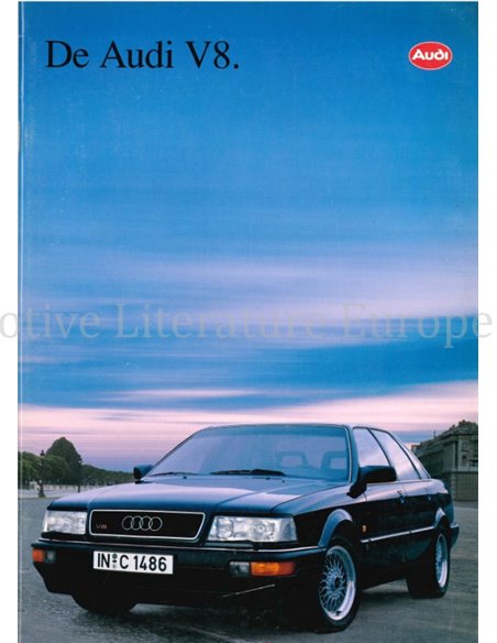 1993 AUDI V8 PROSPEKT NIEDERLÄNDISCH