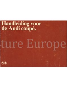 1981 AUDI COUPÉ INSTRUCTIEBOEKJE NEDERLANDS