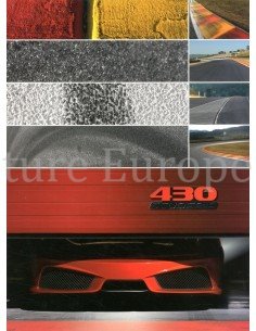 2007 FERRARI 430 SCUDERIA PRESS BROCHURE PERS BROCHURE 3079/07