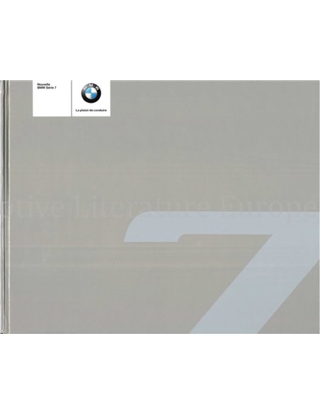 2008 BMW 7ER HARDCOVER PROSPEKT FRANZÖSISCH