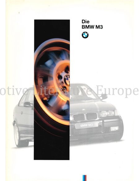 1996 BMW M3 BROCHURE DUITS