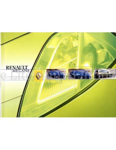 2003 RENAULT MEGANE INSTRUCTIEBOEKJE NEDERLANDS