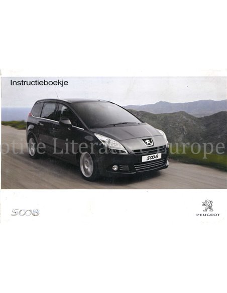 2013 PEUGEOT 5008 INSTRUCTIEBOEKJE NEDERLANDS