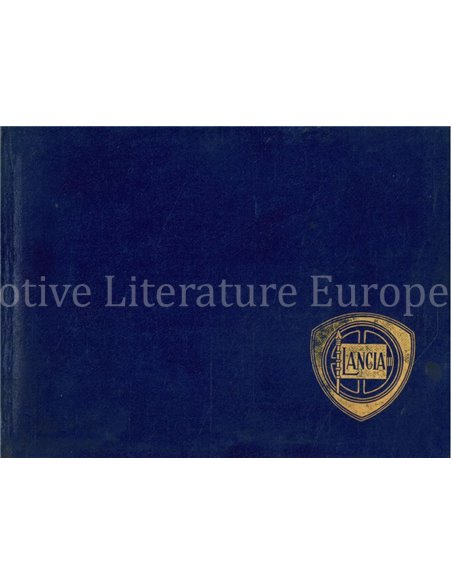 1962 LANCIA SERVICE INSTRUCTIEBOEKJE ITALIAANS