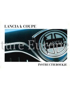 1997 LANCIA KAPPA COUPÉ INSTRUCTIEBOEK NEDERLANDS
