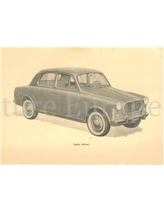 1961 LANCIA APPIA SEDAN INSTRUCTIEBOEKJE ENGELS 2