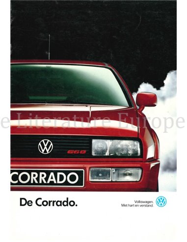 1990 VOLKSWAGEN CORRADO G60 BROCHURE NEDERLANDS