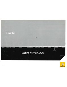 2098 RENAULT TRAFIC OWNERS MANUAL FRENCH