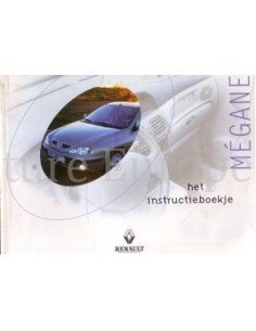 2000 RENAULT MEGANE INSTRUCTIEBOEKJE NEDERLANDS
