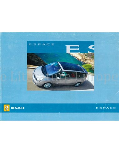 2007 RENAULT ESPACE OWNERS MANUAL HANDBOOK DUTCH