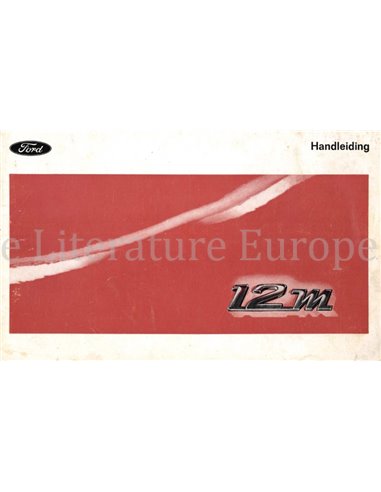 1969 FORD TAUNUS 12M PROSPEKT NIEDERLÄNDISCH