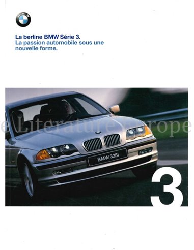 1999 BMW 3 SERIE SEDAN BROCHURE FRANS