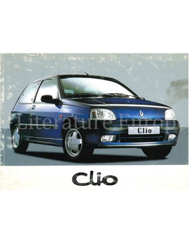 1995 RENAULT CLIO BETRIEBSANLEITUNG NIEDERLÄNDISCH