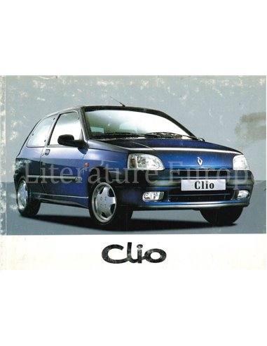 1995 RENAULT CLIO OWNERS MANUAL FRENCH