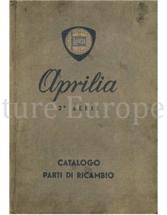 1941 LANCIA APRILIA SPARE PARTS MANUAL ITALIAN