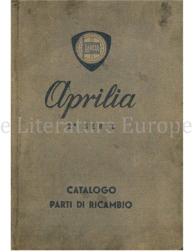1941 LANCIA APRILIA ERSATZTEILKATALOG ITALIENISCH