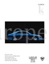 1997 LANCIA KAPPA COUPE FARBEN & INNENAUSSTATTUNG PROSPEKT